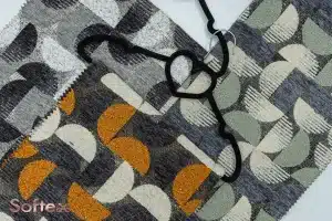 عکس دکوراتیو پارچه ژاکارد داوینچی طرح دایره